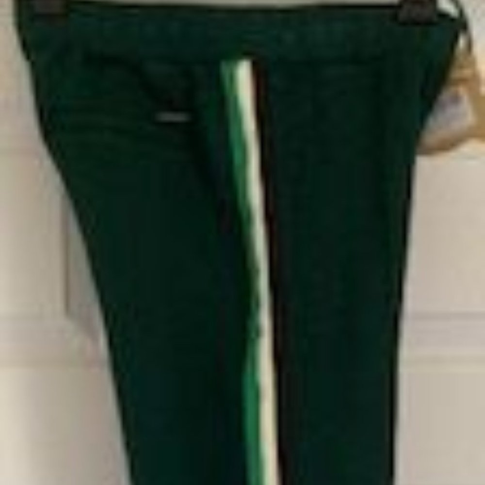 NWT Boys/Girls Size 12 SCOTCH & SODA SHRUNK Green Artmaker Stretch Knit Pants